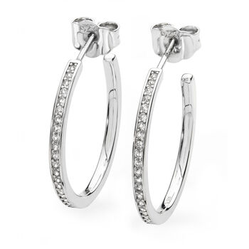 Skinny Drip Medium Hoops, 3 of 4