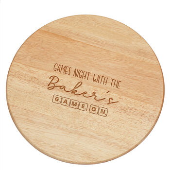 Personalised Games Night Lazy Susan, 6 of 6