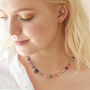 Millefiori Heart Bead Necklace, thumbnail 1 of 8