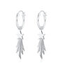 Shooting Star Charm Hoop Earrings, Sterling Silver Or Gold Plated, thumbnail 6 of 6