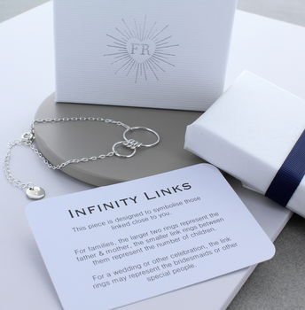 Infinity Family Ring Necklace, 4 of 5