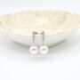 Mother Of The Bride Gift | Pearl Earrings Gift, thumbnail 2 of 6