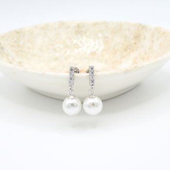Mother Of The Bride Gift | Pearl Earrings Gift, 2 of 6