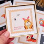 'Pawsome Christmas' From The Pet Paw Print Earrings, thumbnail 10 of 10