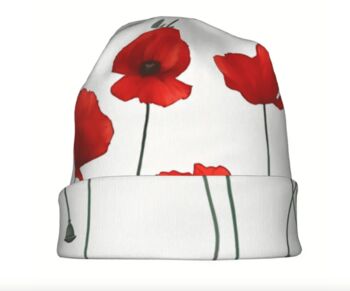 Soft Chemo Headwear Beanie Hat Bandana Various Poppy, 10 of 10