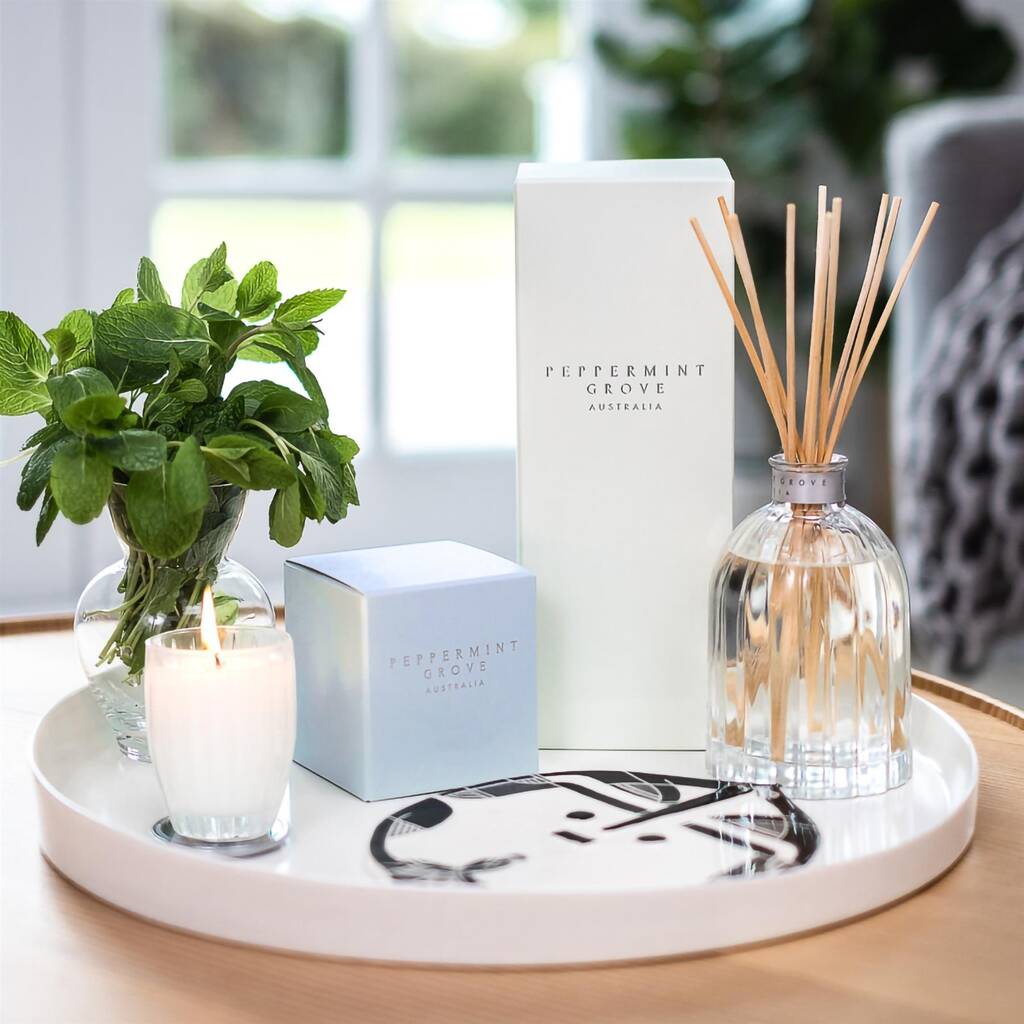 Crushed Salt And Cedarwood Scented Reed Diffuser 350ml By Rinkit