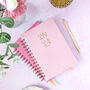 Personalised 2024 Weekly Diary| Planner| Blush Pink, thumbnail 1 of 11