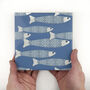 Blue 'Ocean Shoal' Ceramic Tile, thumbnail 4 of 11