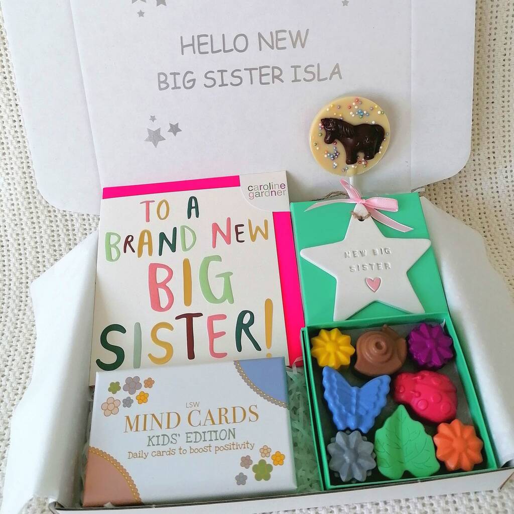 New Big Sister Gift Box Ceramic Star Keepsake By Beatrice & Barley