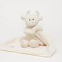 Highland Cream Cow Baby Toy Soother Comforter, Boxed, thumbnail 1 of 8