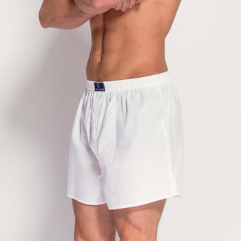 British Boxer Shorts In White, 2 of 4