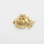 Fable England X Peter Rabbit Lemon Brooch, thumbnail 4 of 7