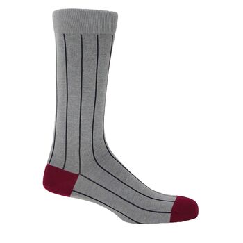 Pin Stripe Men's Socks Seven Pack, 6 of 12