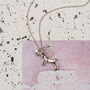 Personalised Unicorn Charm Necklace, thumbnail 2 of 3
