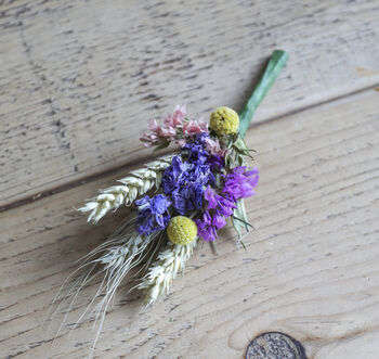 Three Colourful Wildflower Buttonholes, 2 of 4
