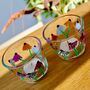 Coneflower Hand Painted Candle Holders, thumbnail 3 of 5