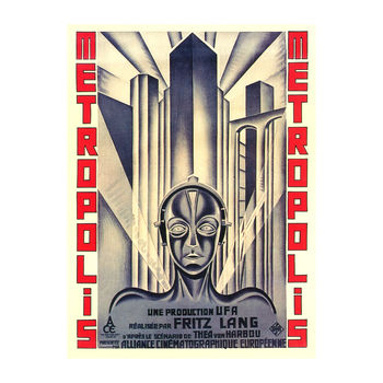 Metropolis Art Deco Film Print By I Love Retro | notonthehighstreet.com