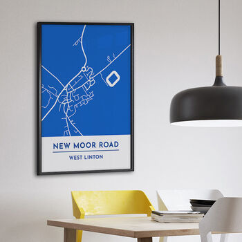 Personalised Map Print Of Any Football Stadium, 4 of 9