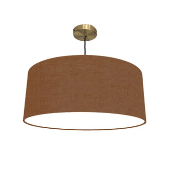 100% Linen Lampshade White Lining, 7 of 12