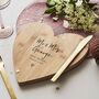 Personalised Couples Wooden Chopping/Cheese Board, thumbnail 2 of 7