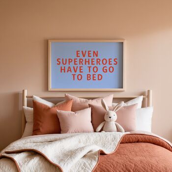 Even Superheroes | Lobster + Cornflower | Art Print, 2 of 4