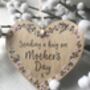 Personalised Mothers Day Flower Keepsake Heart, thumbnail 4 of 7