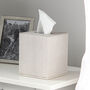 Ivory Shagreen Tissue Box Holder, thumbnail 1 of 4