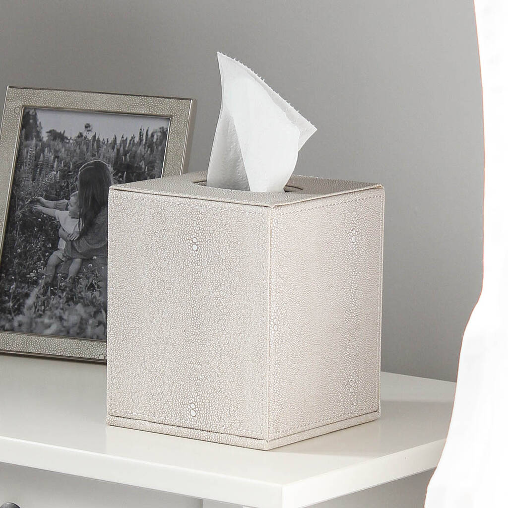 Gray tissue deals box holder