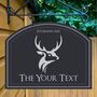 Stags Head Personalised Pub Sign/Bar Sign/Man Cave, thumbnail 3 of 8