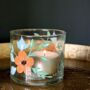 Tea Light Glass Votives With Handpainted Florals | Assorted Designs, thumbnail 3 of 7