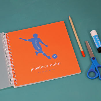 Personalised Kid's Football Scrapbook Or Memory Book, 2 of 9
