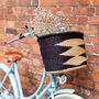 Colourful Handcrafted Bike Basket, thumbnail 2 of 10