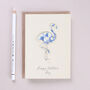 Personalised Liberty Flamingo Mother's Day Card, thumbnail 2 of 5