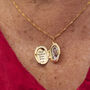 Personalised Photograph Oval Star Locket Necklace, thumbnail 3 of 5