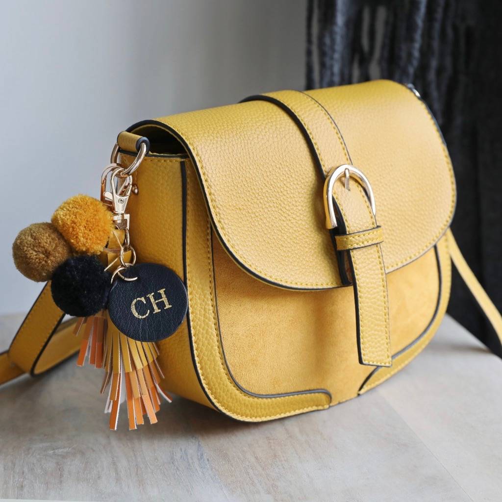 cross body bag with initials