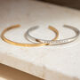 Personalised Gold Or Silver Plated Engraved Bracelet, thumbnail 7 of 9
