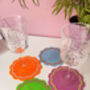 Smiley Reversible Coaster Set, thumbnail 6 of 8