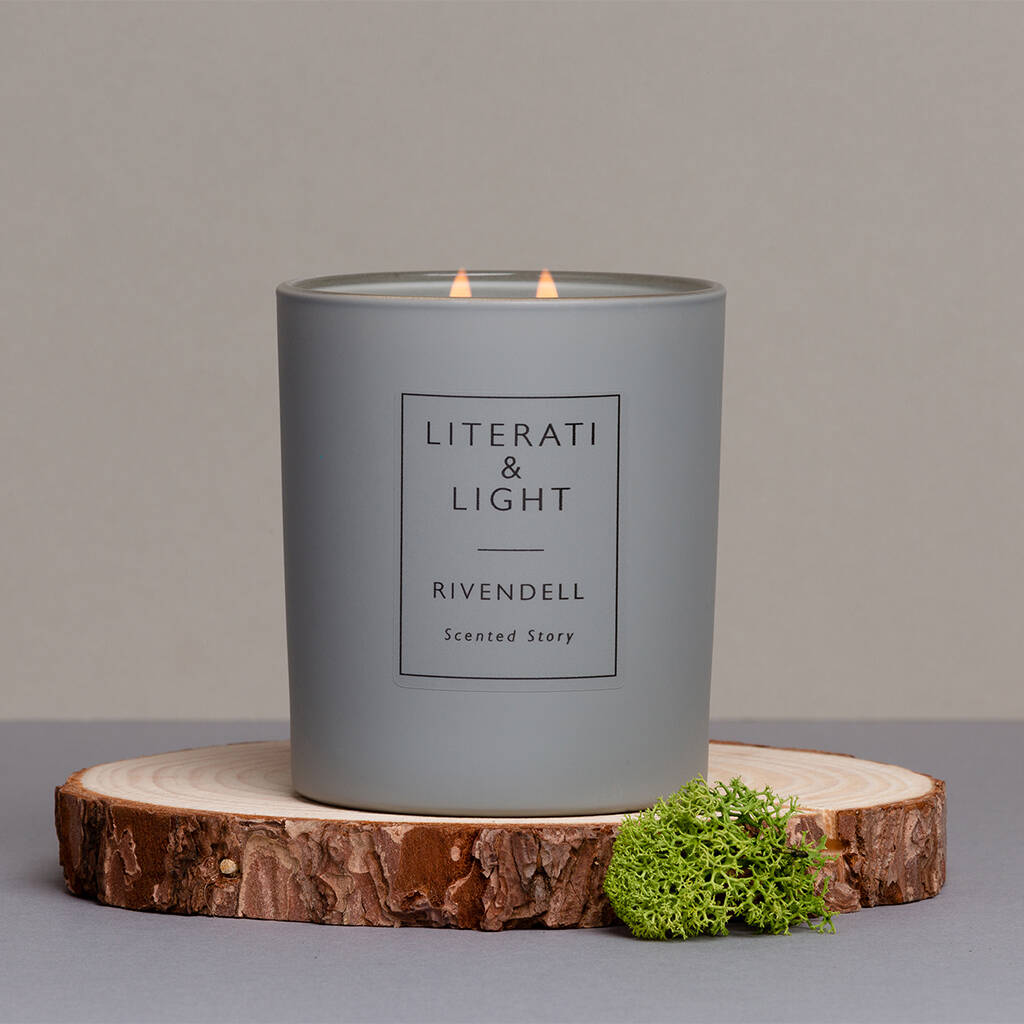 Rivendell Woods, Moss, Cade Literary Soy Candle, 1 of 4