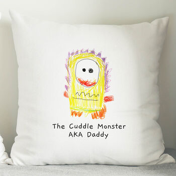 Personalised Childrens Drawing Photo Upload Cushion, 4 of 7