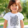 Personalised Flower Colour In T Shirt, thumbnail 1 of 7