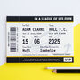 Personalised Rugby Ticket Card For Dad, thumbnail 3 of 5