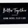 Personalised Better Together Doormat, thumbnail 2 of 2