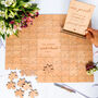 Personalised Wedding Guest Book Puzzle Alterative, thumbnail 7 of 8