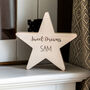 Personalised Sweet Dreams Wood Star New Baby Gift, thumbnail 5 of 5