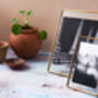 Pure Brass Photo Frame / Recycled Glass, thumbnail 1 of 5