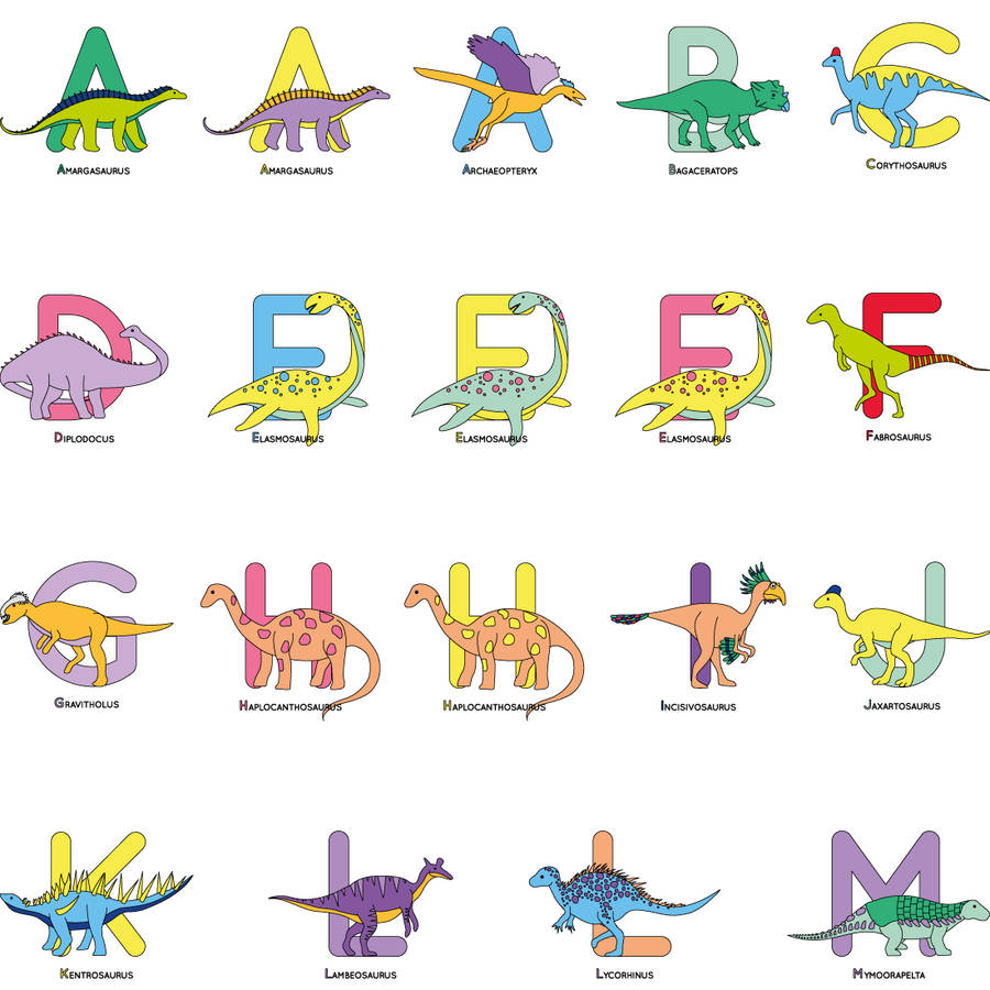 Printable Dinosaur Alphabet - bego10sport