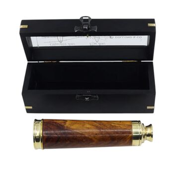 12 Inch Dollond And Co. Brass And Wood Telescope, 8 of 9