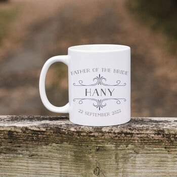 Wedding Father Of The Bride Personalised Mug, 4 of 5