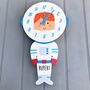 Children's Personalised Wall Clock, thumbnail 2 of 3