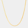 Herringbone Chain Layering Necklace 18ct Gold Plated, thumbnail 3 of 7